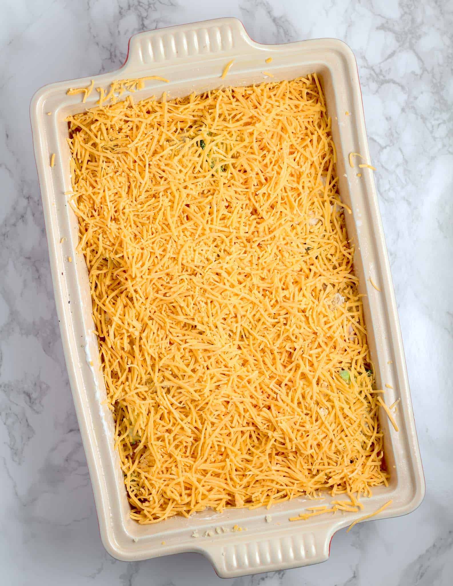 adding cheese to this low carb chicken casserole recipe