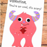 Monster Valentines Card.