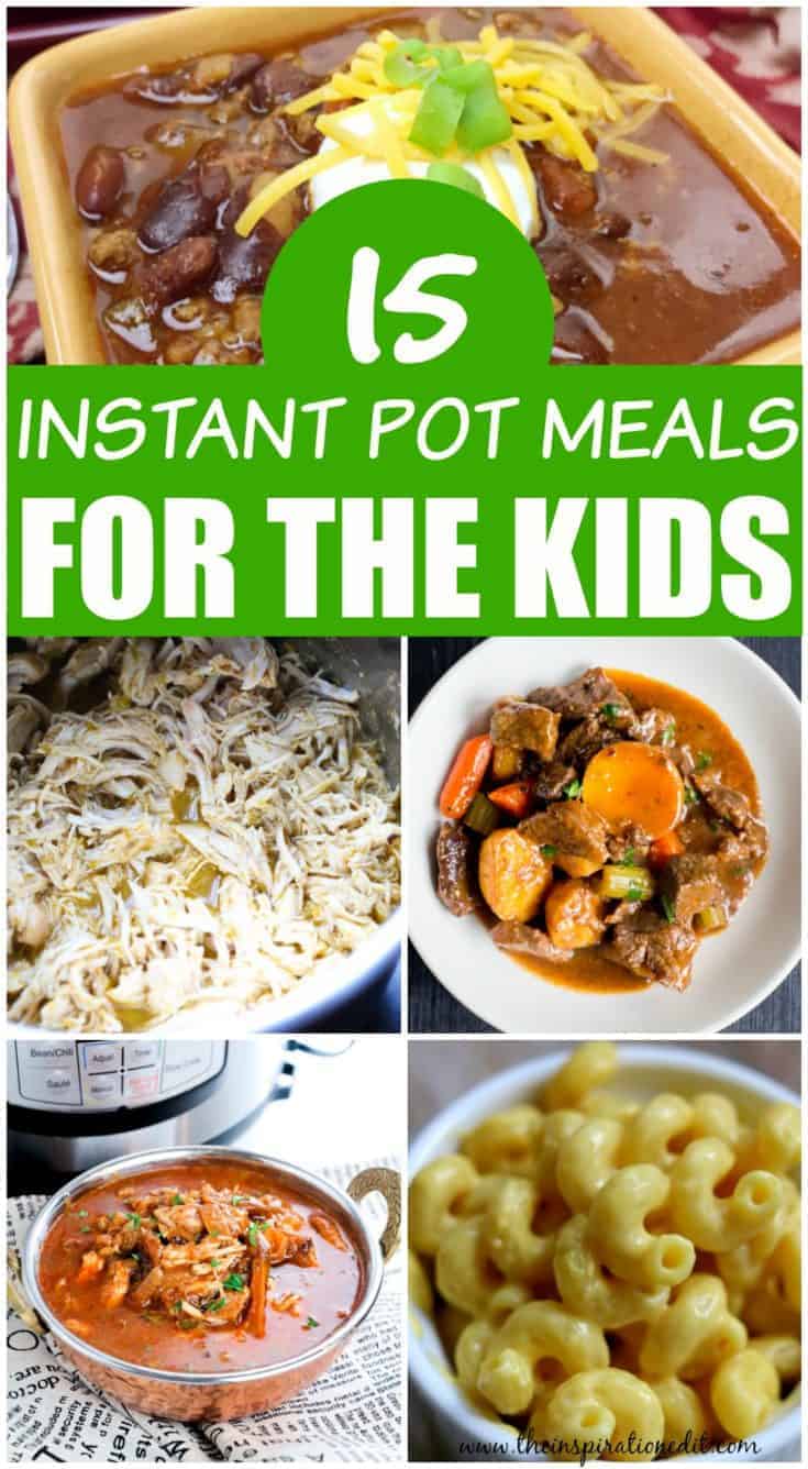 Kid Friendly Instant Pot Recipes · The Inspiration Edit