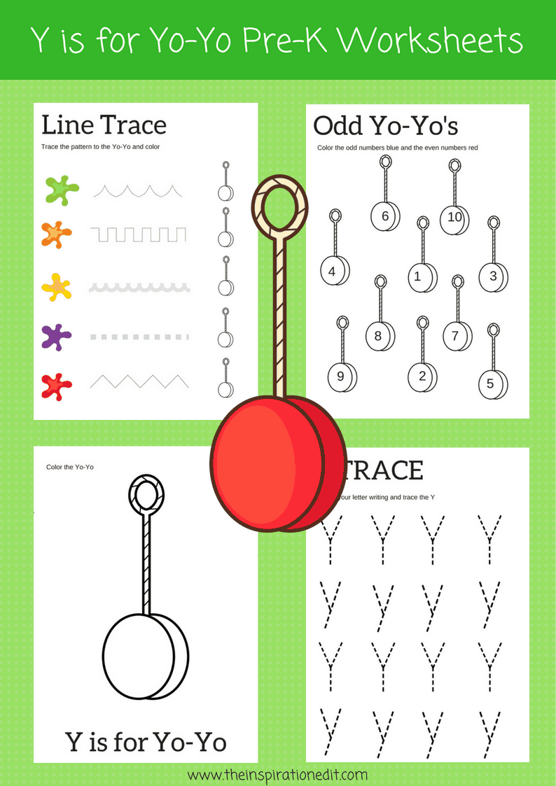 Letter Y Preschool Printables And Activity · The Inspiration Edit