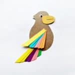 diy paper bird craft