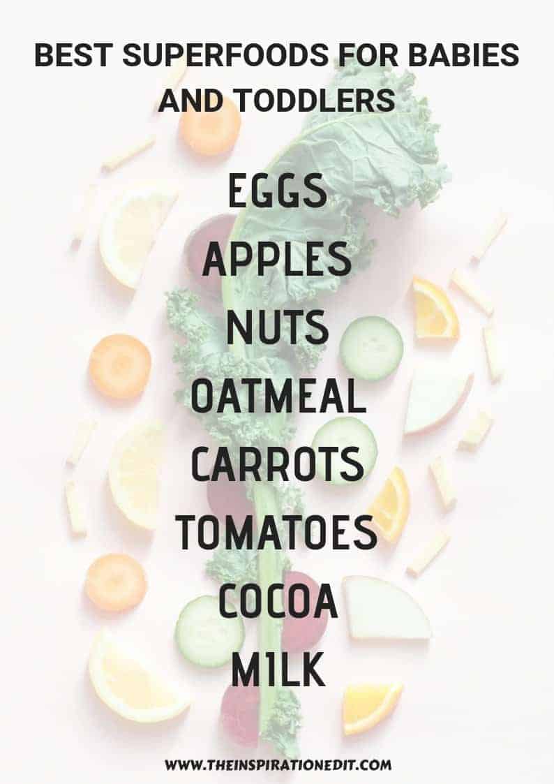 Superfoods for babies and toddlers