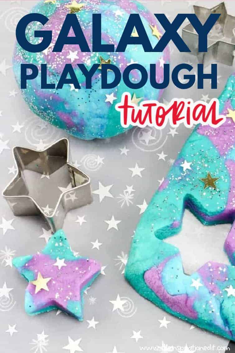 galaxy playdough