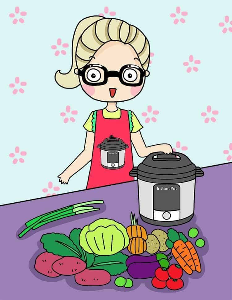 instant pot steamed vegetables