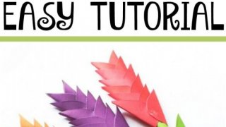 heliconia paper craft