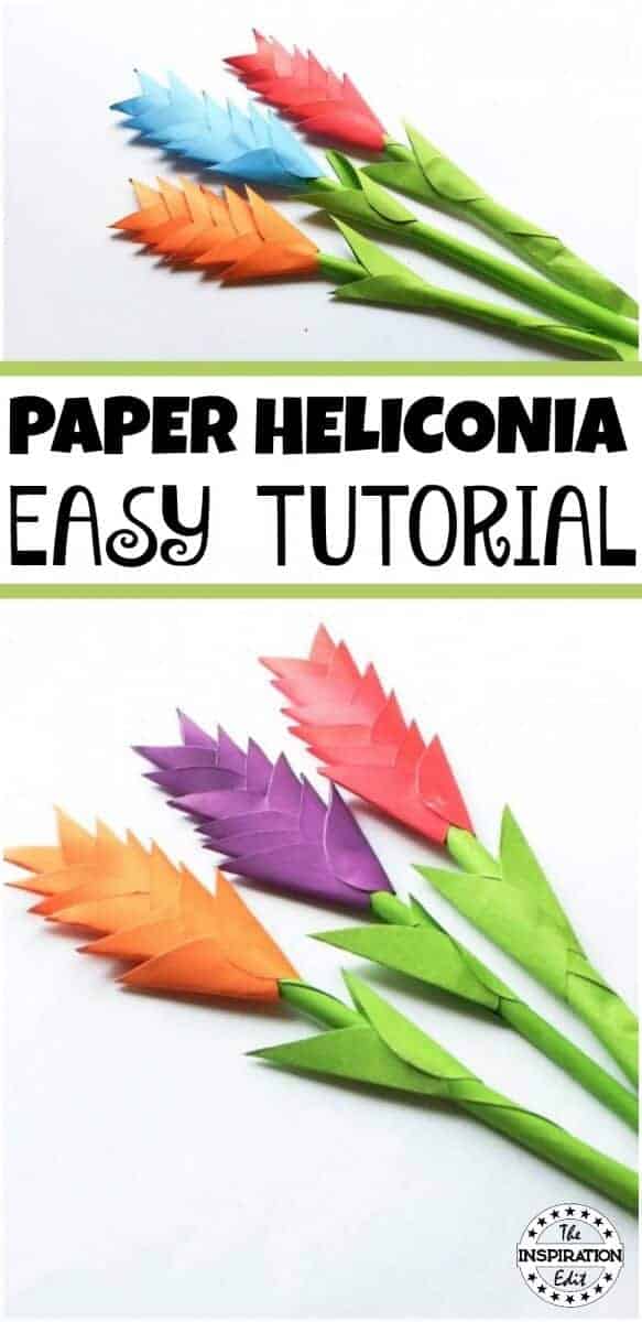 Heliconia Paper Craft.