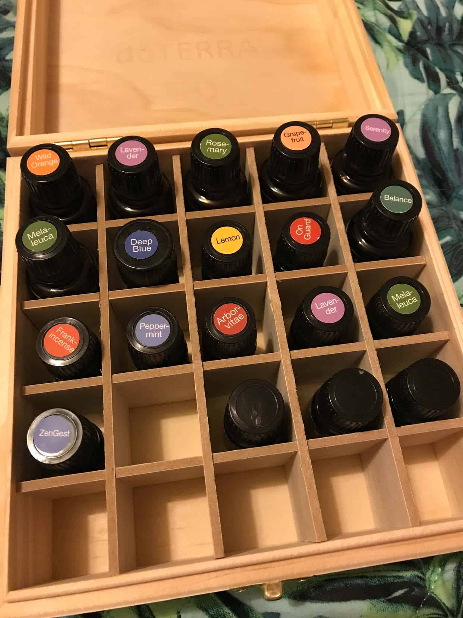 doterra essential oils storage box