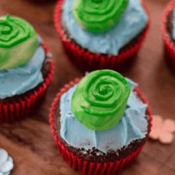 Moana Cupcakes Heart of Ti Fiti.