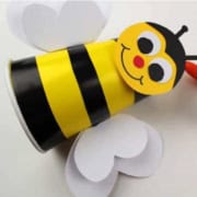 Paper Cup Bumble Bee Craft.