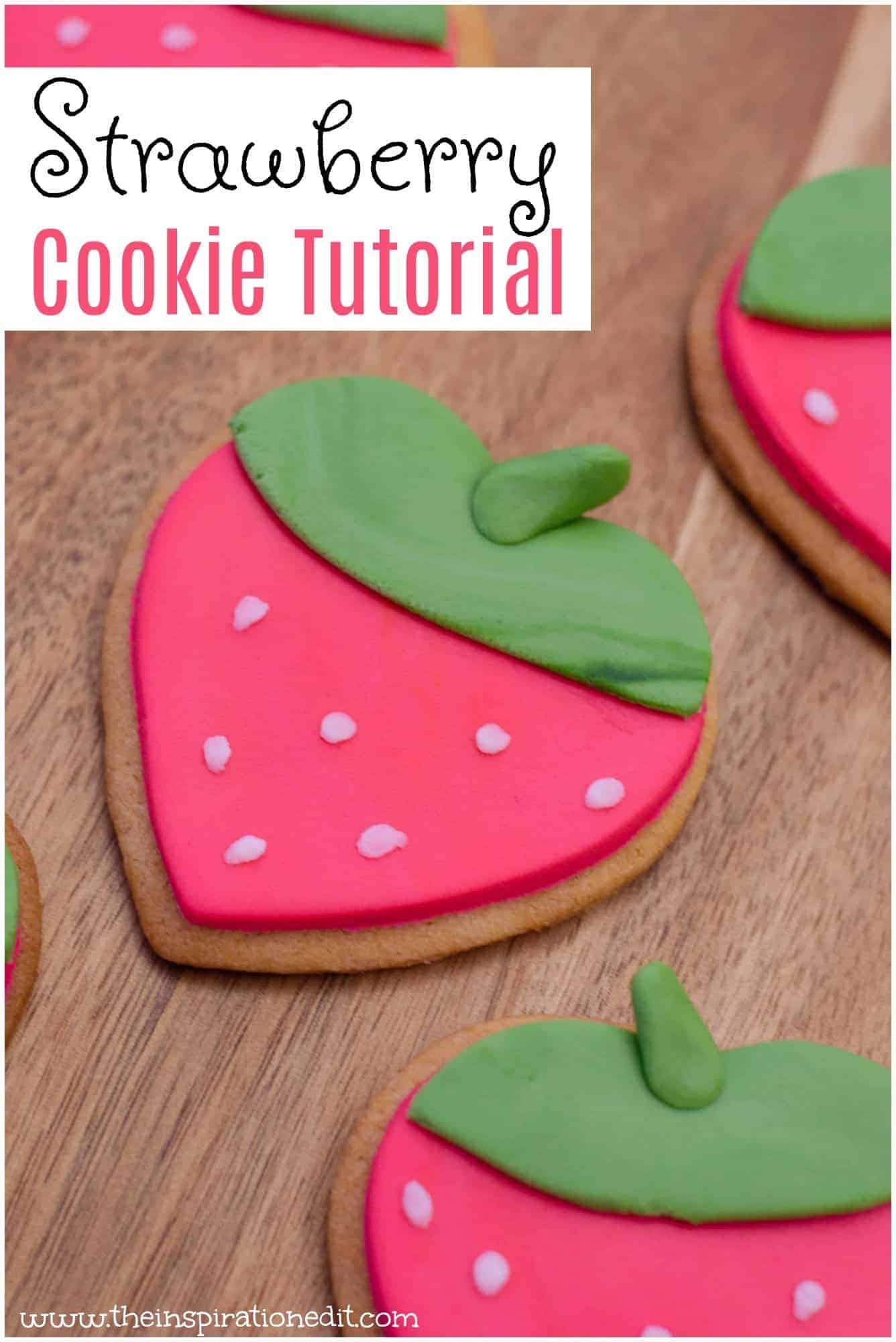 Strawberry cookies