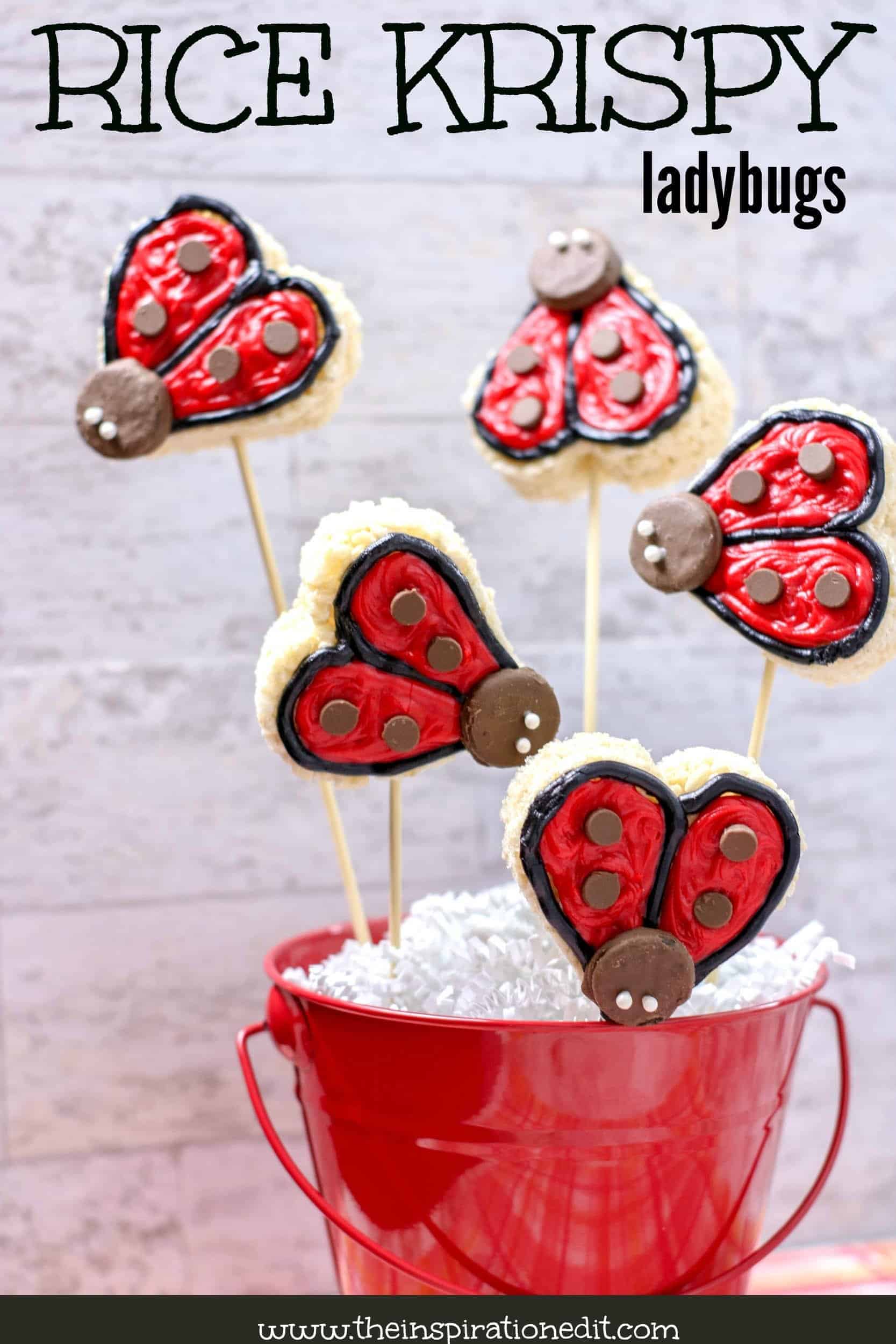 Ladybugs Rice Krispies.