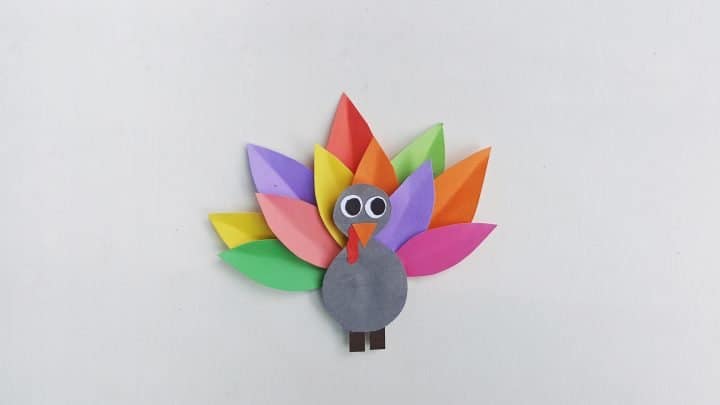 rainbow thanksgiving turkey
