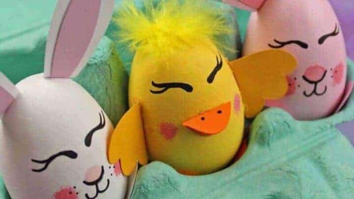 easter chick eggs
