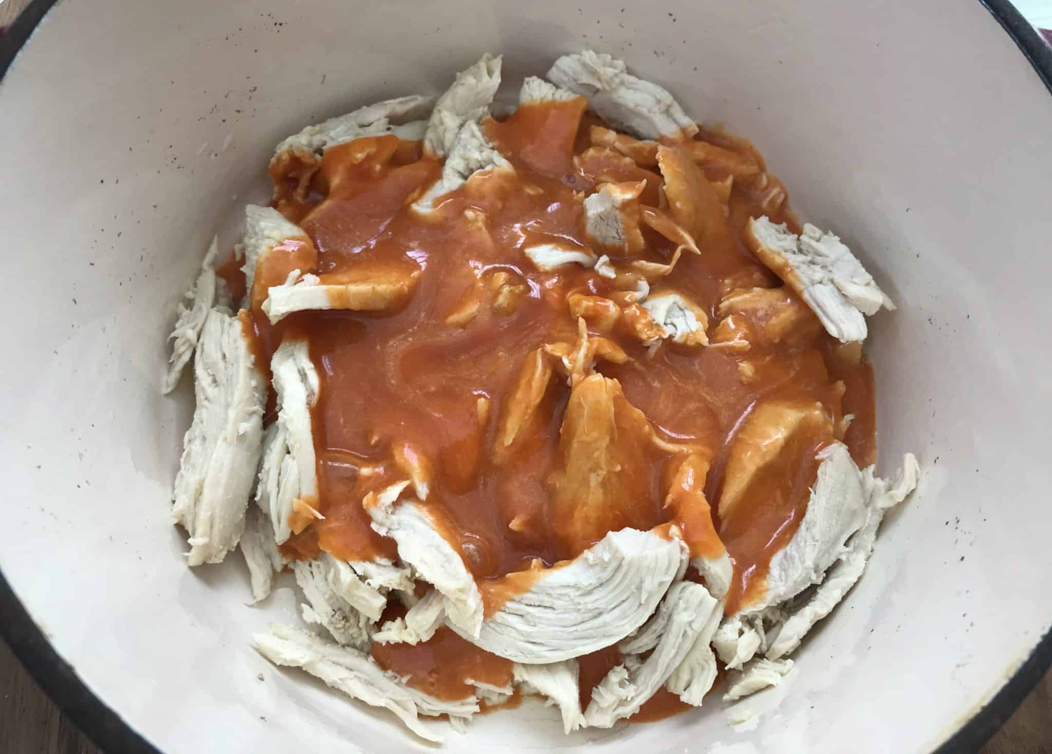 buffalo chicken keto style