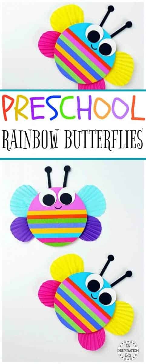 Rainbow Butterfly Craft