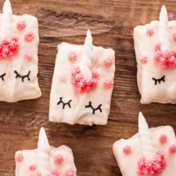 Unicorn Party Food Idea Delicious Cereal Treats.