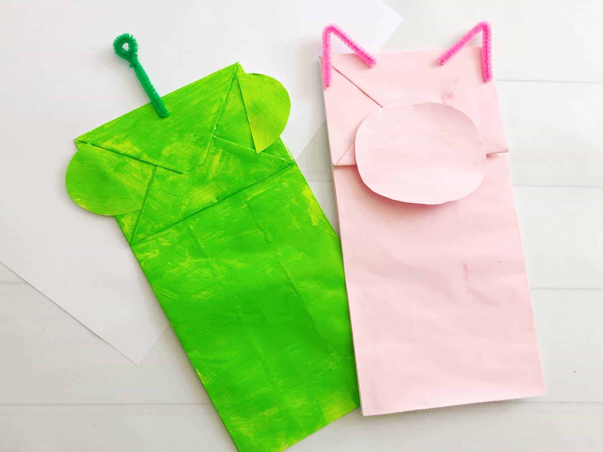 Toy Story Paper Bag Puppet Preschool Craft.