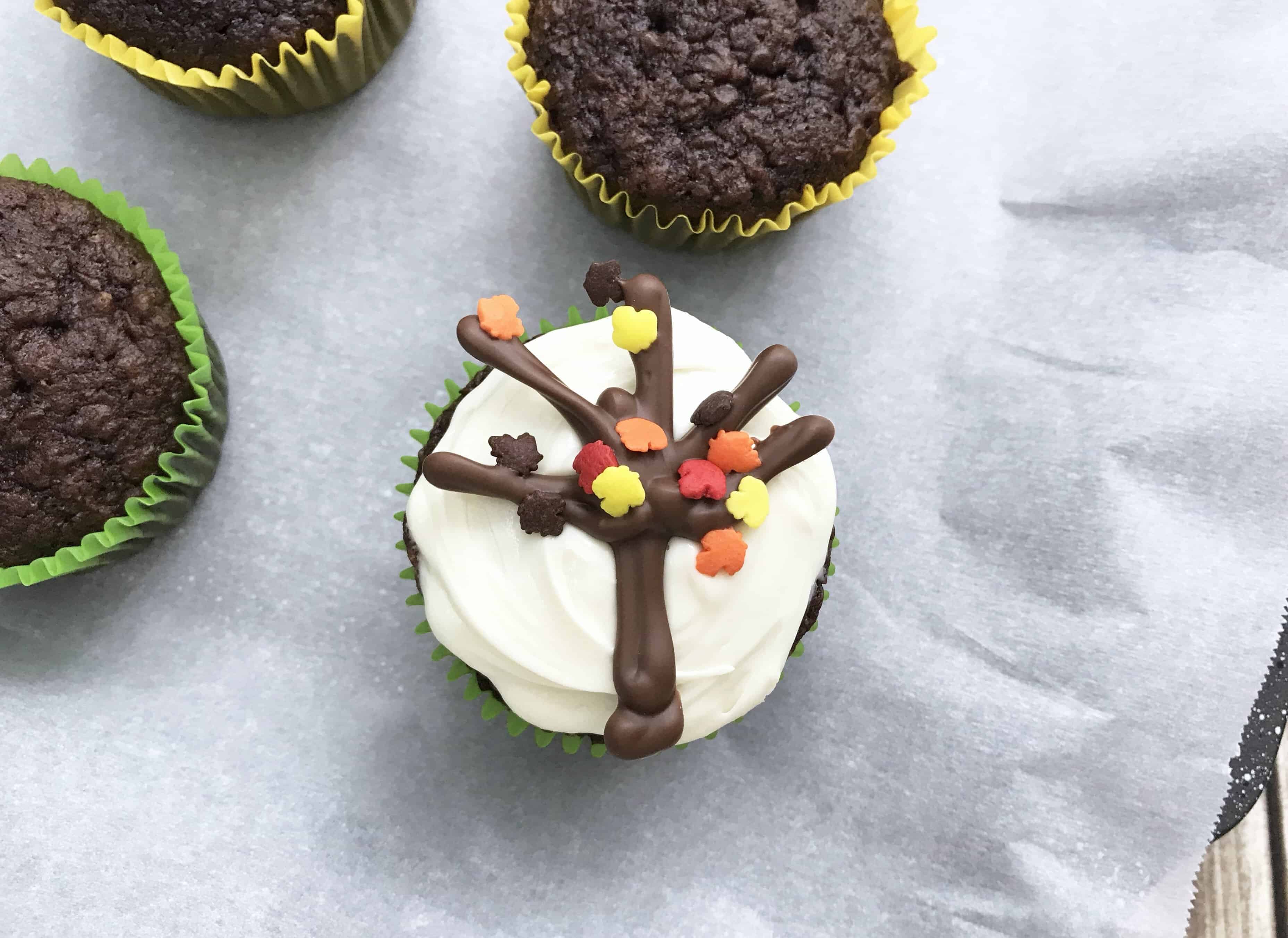 Autumn Fall Cupcakes.