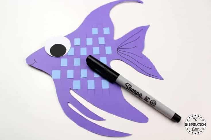 Paper Weave Fish Craft For Kids The Inspiration Edit