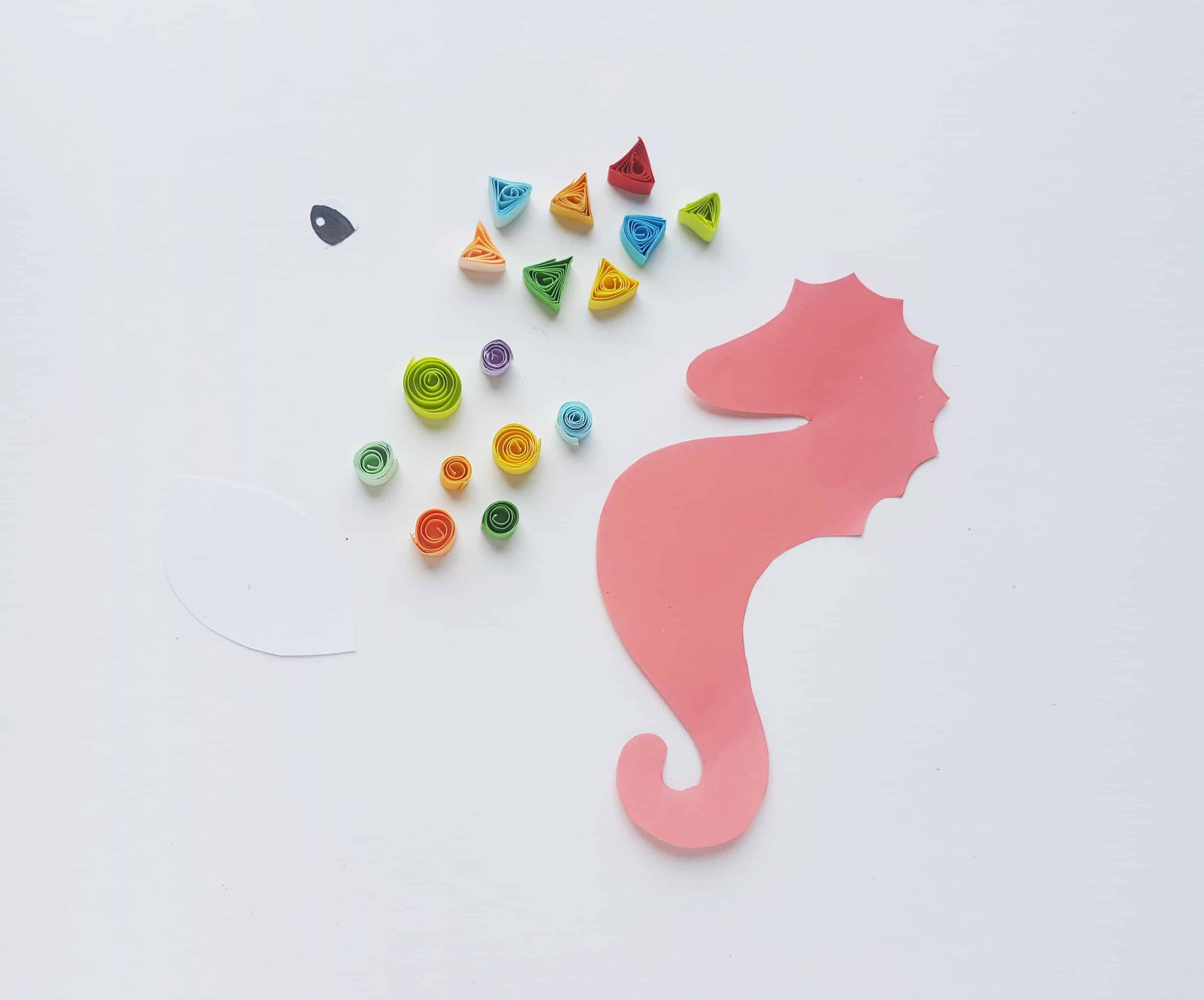 Easy Paper Seahorse.