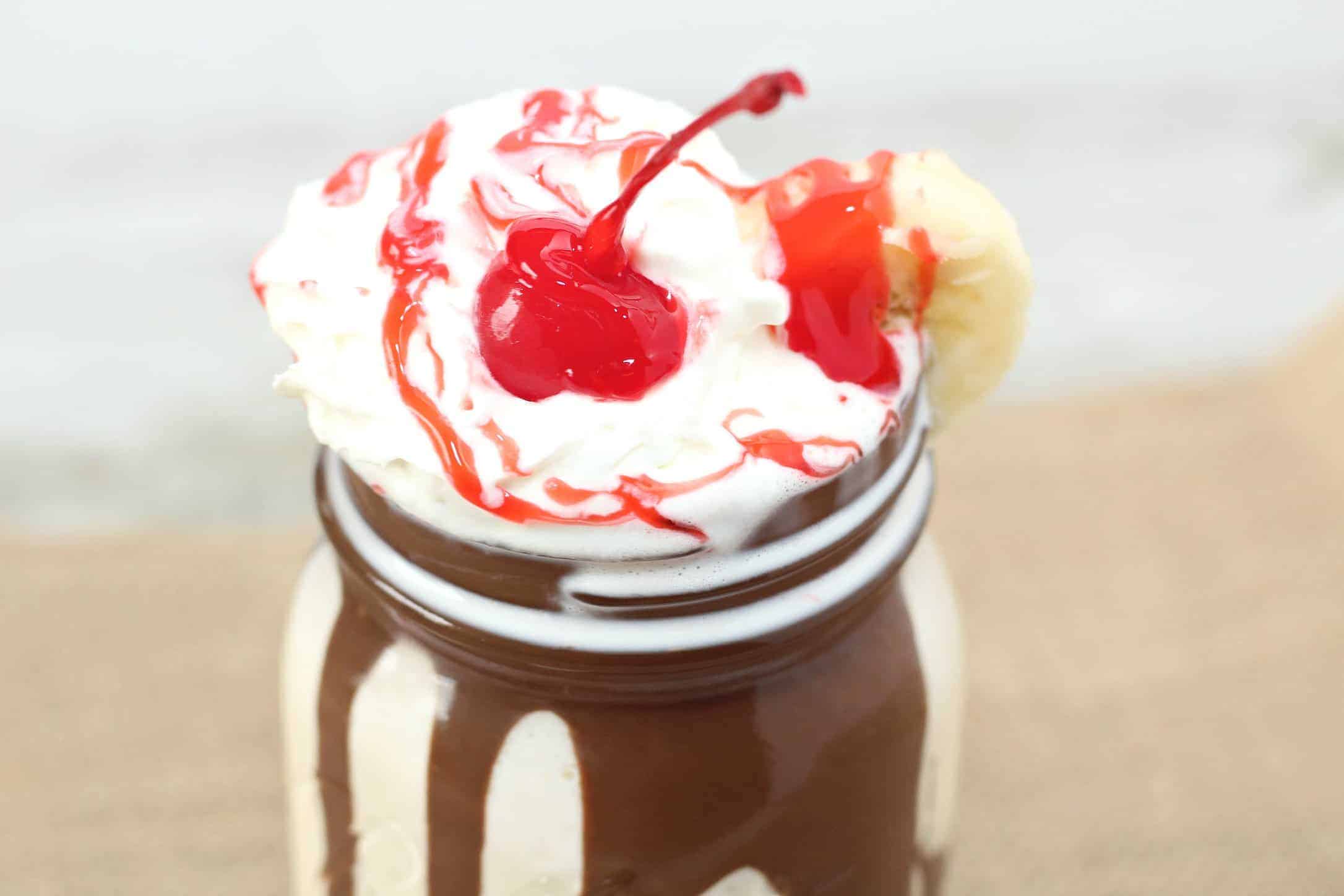 banana split milshake
