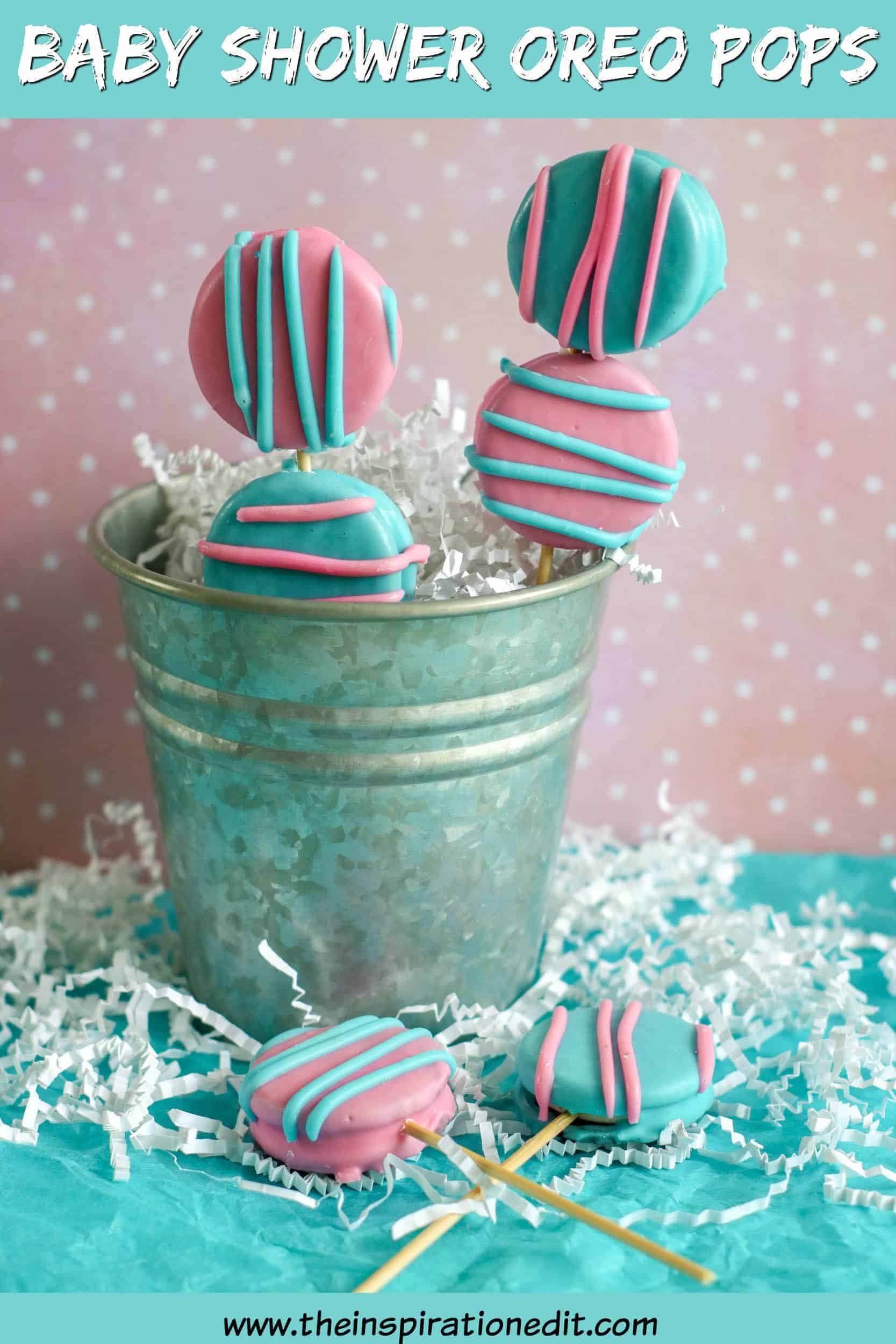 Baby Shower Oreo Pops.