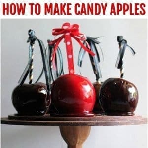 how to make candy apples