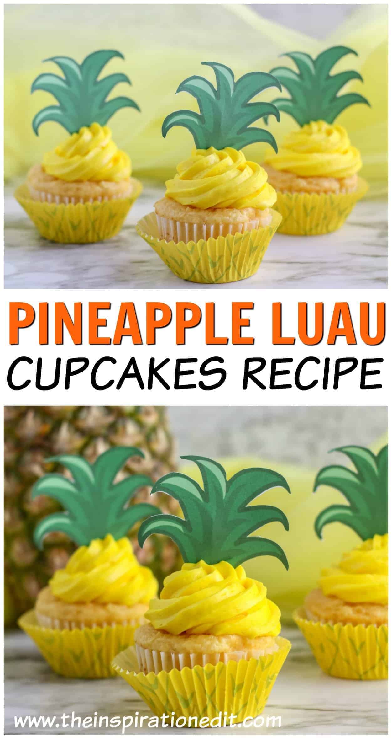Pineapple Cupcakes.