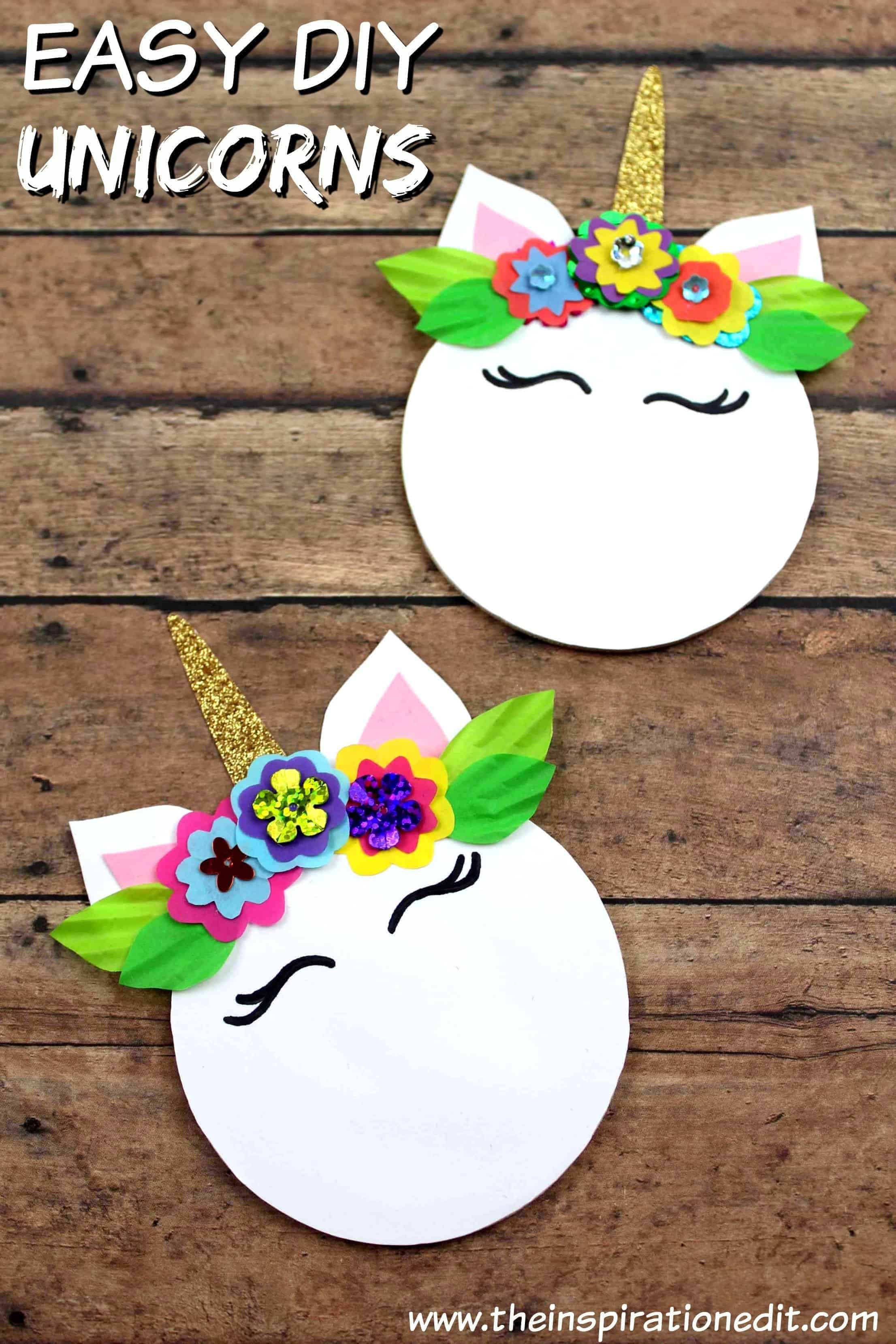 Unicorn Magnet Craft For Kids · The Inspiration Edit