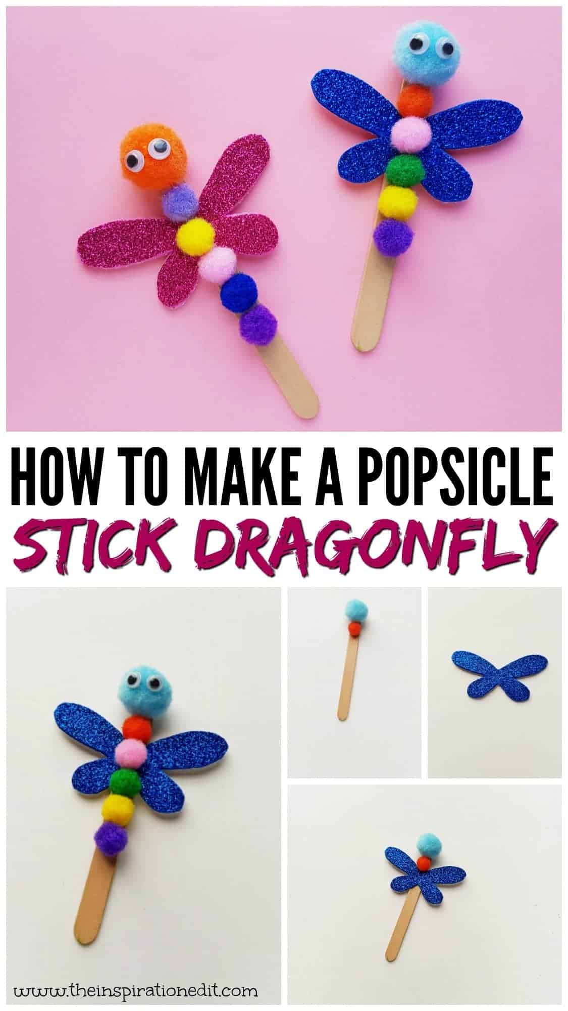 dragonfly craft How to Make a Dragonfly.