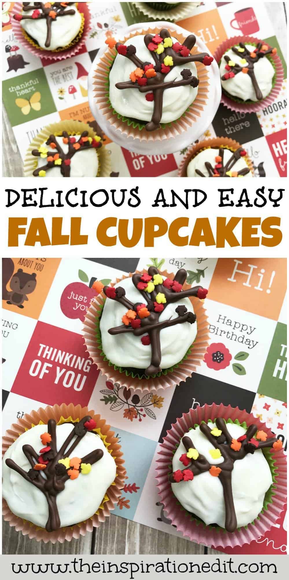 Autumn Fall Cupcakes.