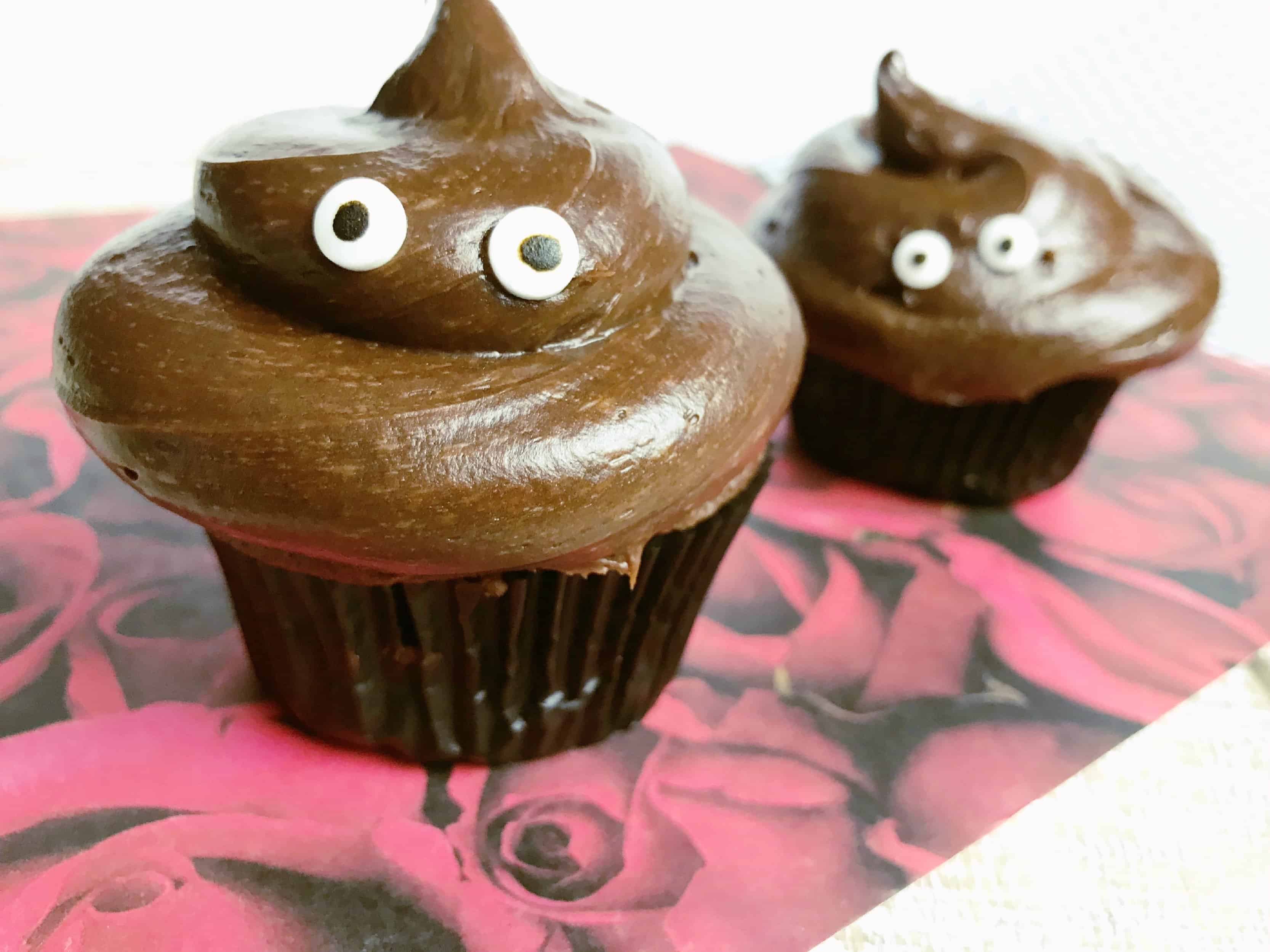 Love Stinks Poop Emoji Cupcake · The Inspiration Edit