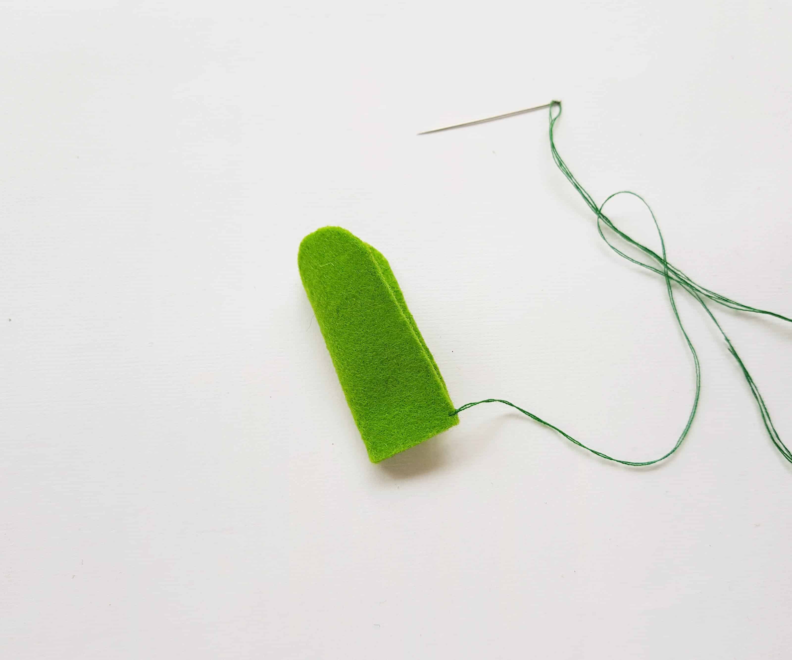 Poppy Pencil Topper Made with Felt.