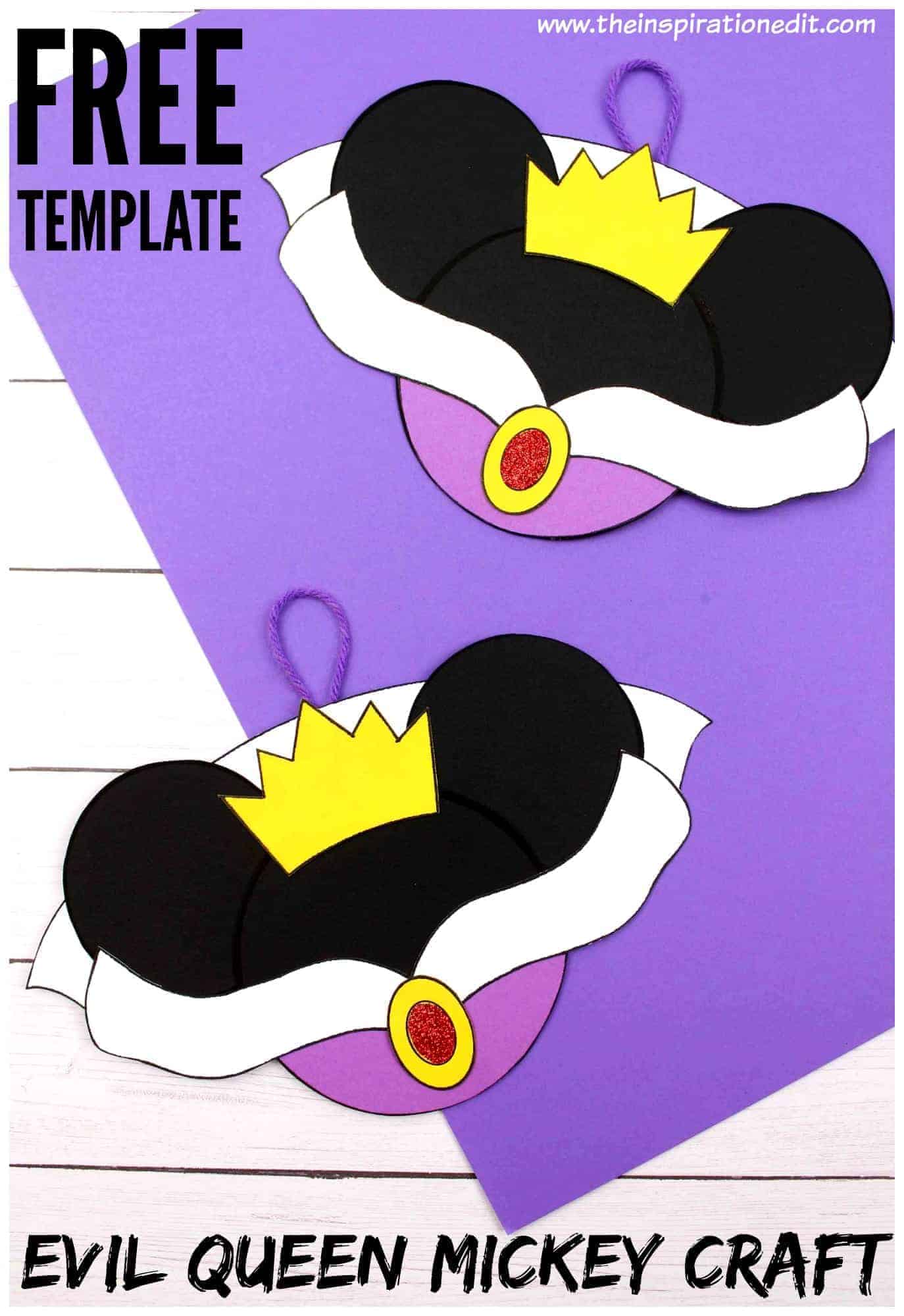 Disney Evil Queen Ears Craft.