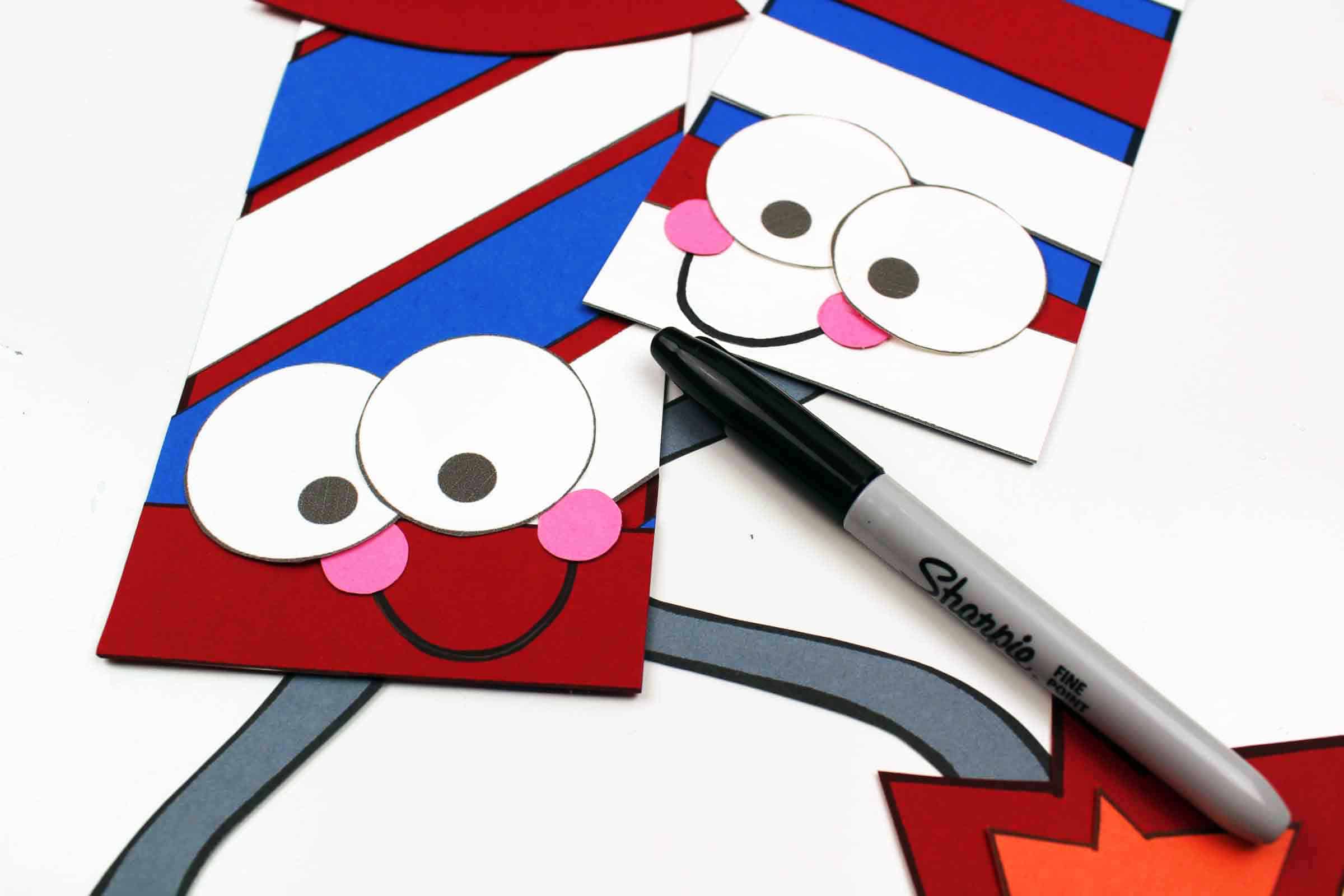 Firework Template Supplies.