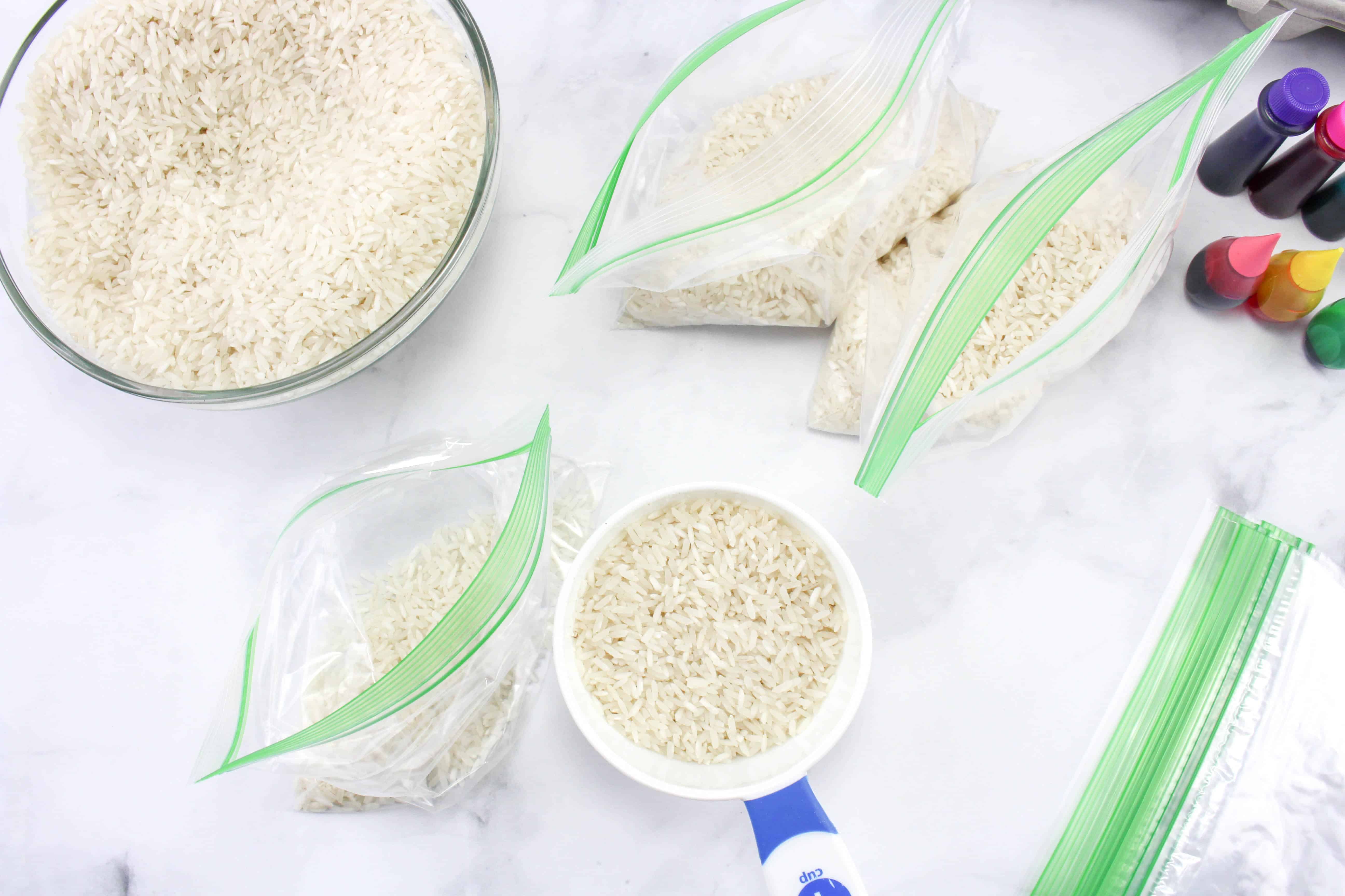 Prepare rice bags