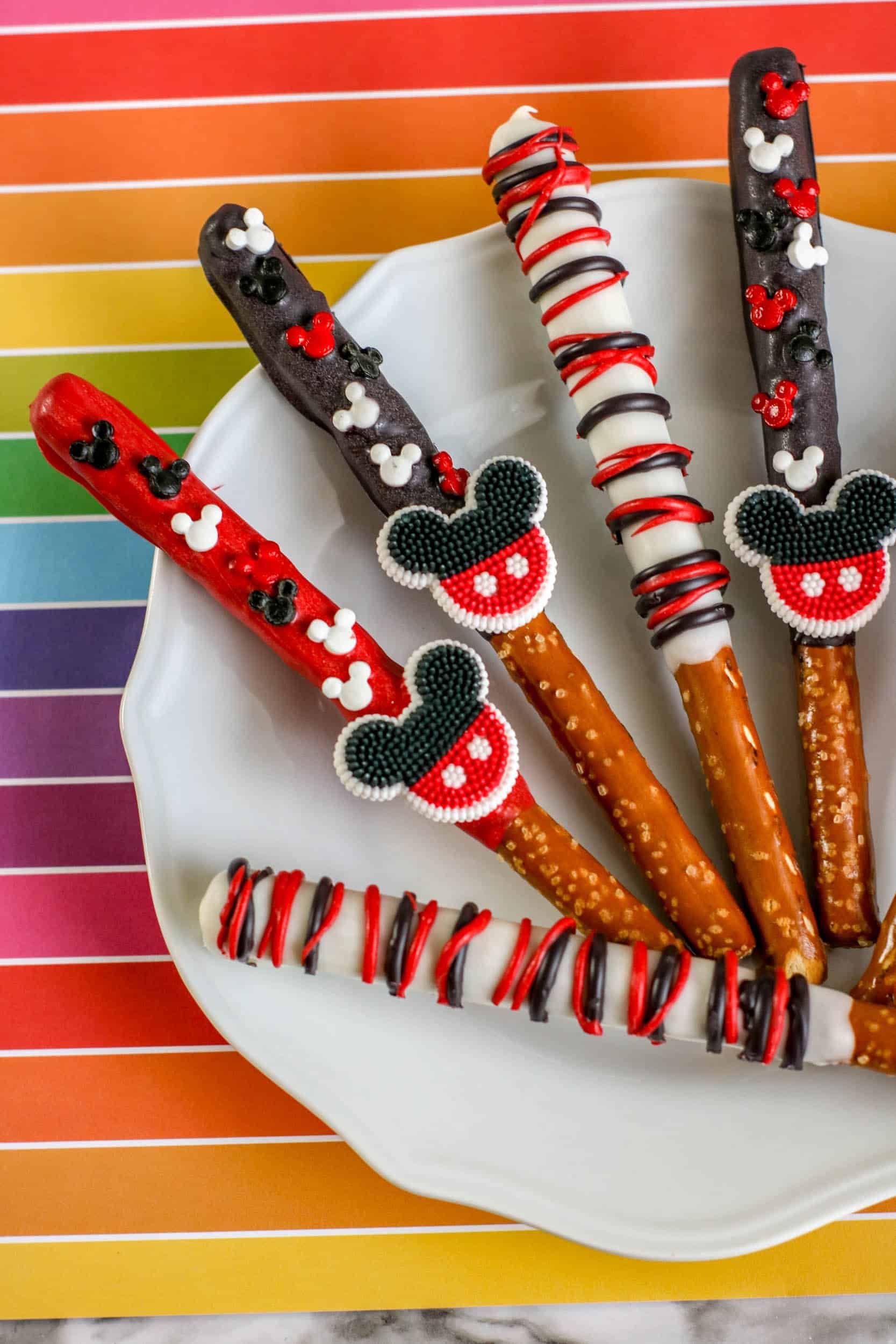 Mickey Mouse Pretzels.