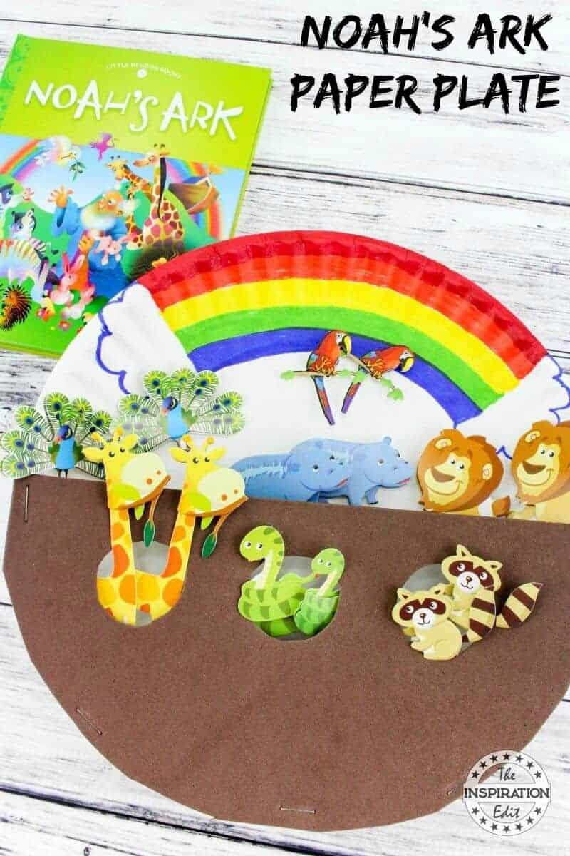NOAHS ARK paper plate craft