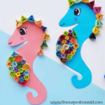 Paper Seahorse Quilling.