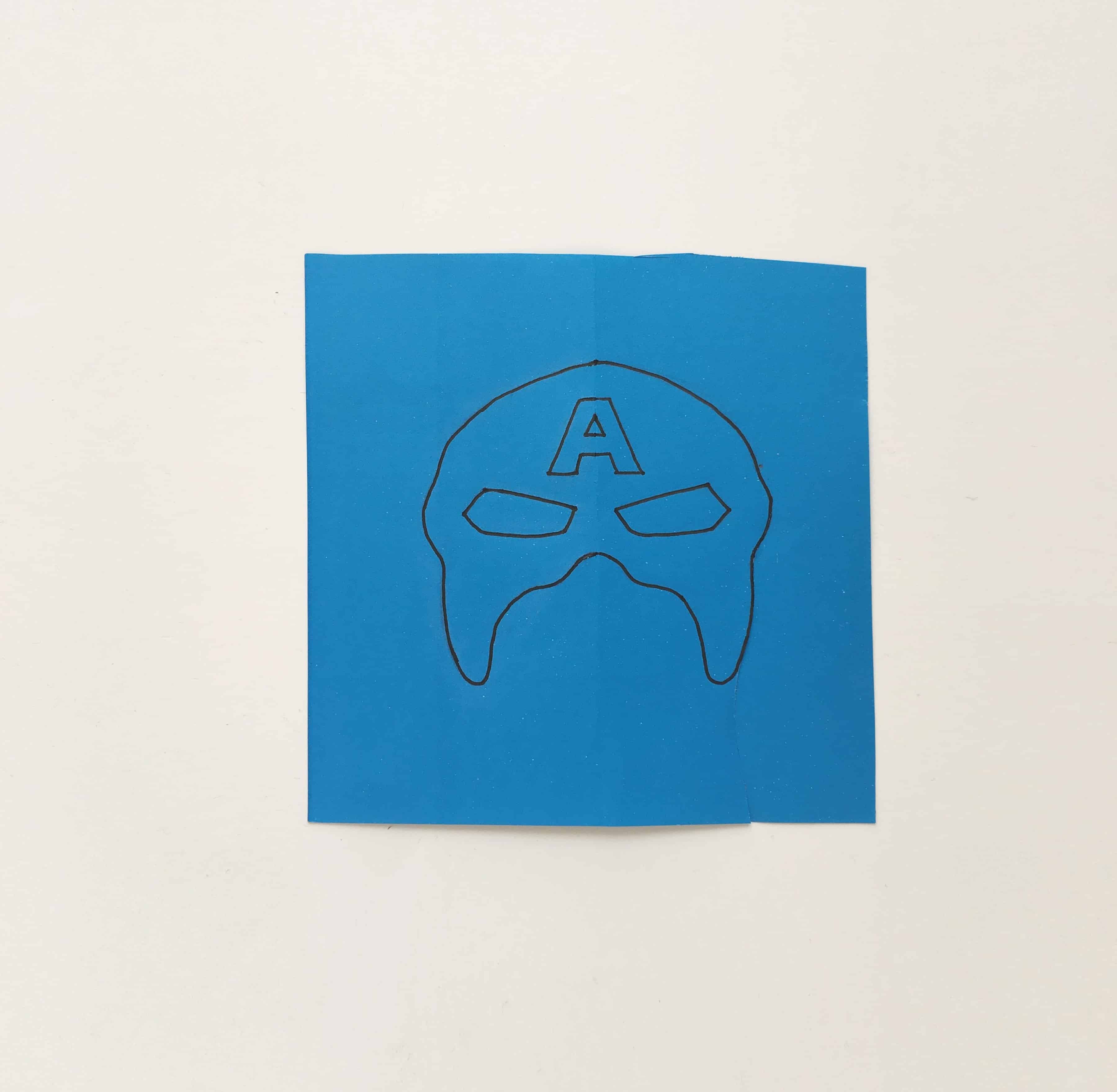Captain The usa Mask · The Determination Edit photo relating to Captain America Mask Printable named Captain The usa Mask · The Commitment Edit