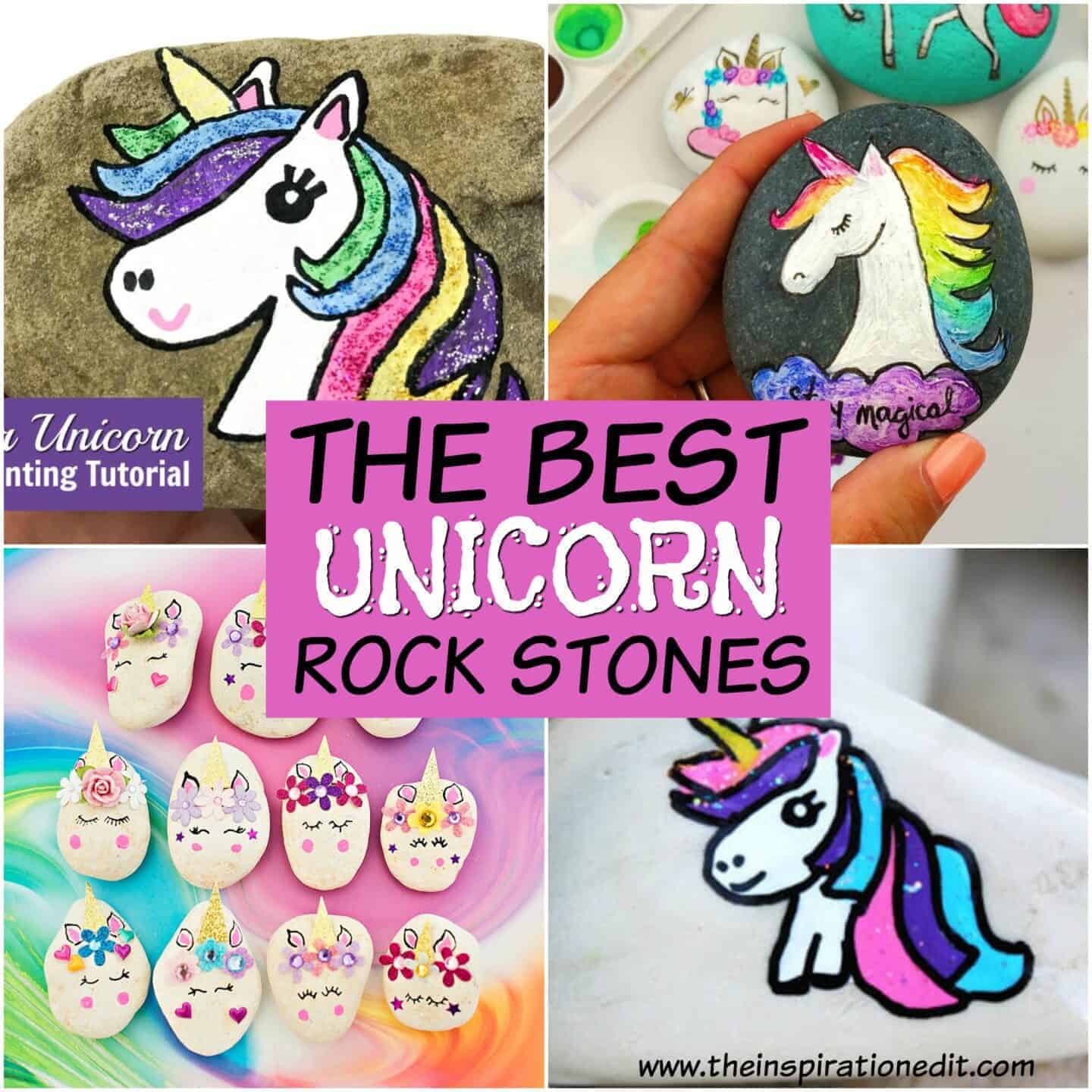 Unicorn Rock Painting Ideas You Must Try · The Inspiration Edit
