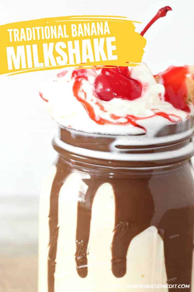 traditional banana milkshake