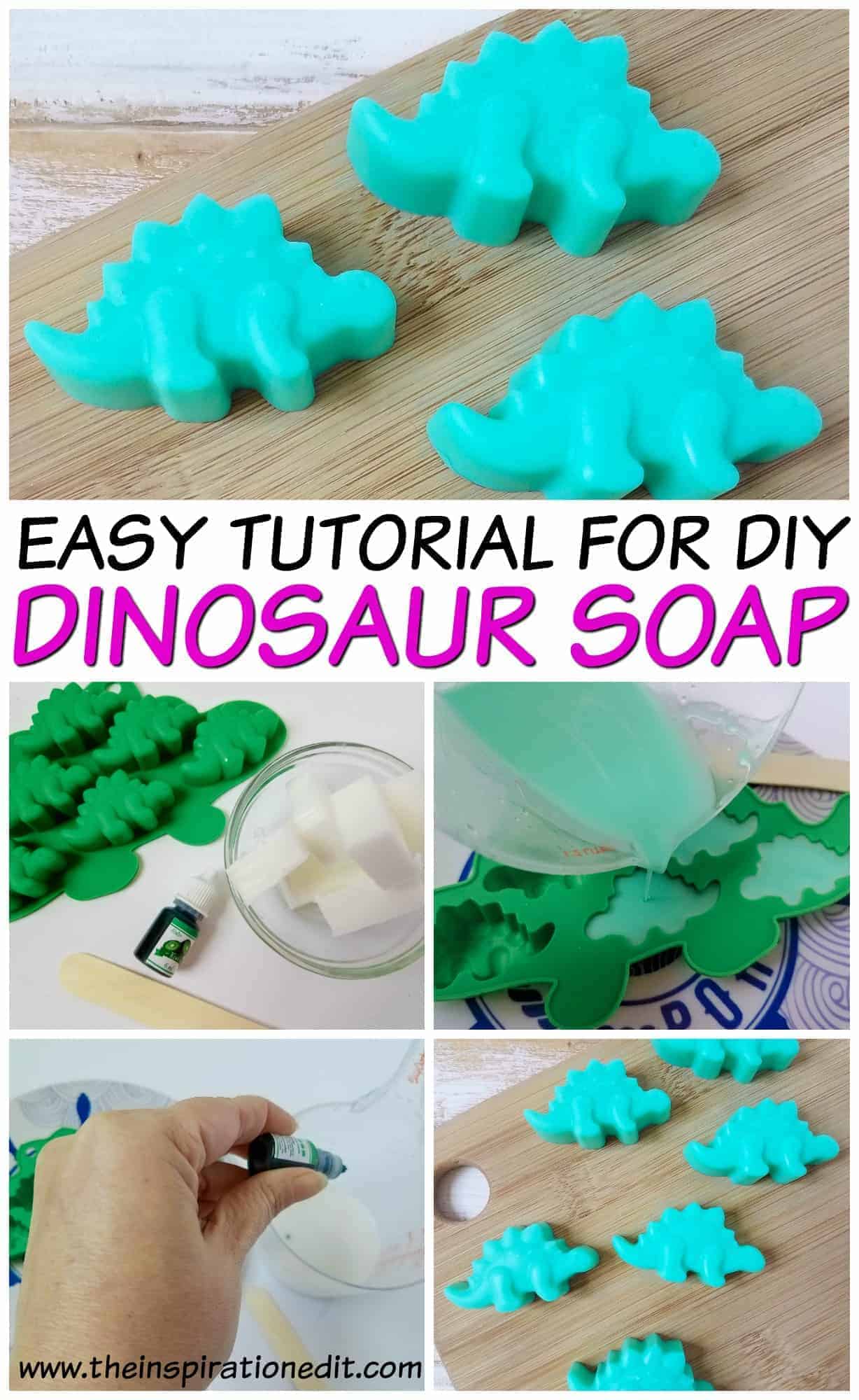 Dinosaur Soap Tutorial.