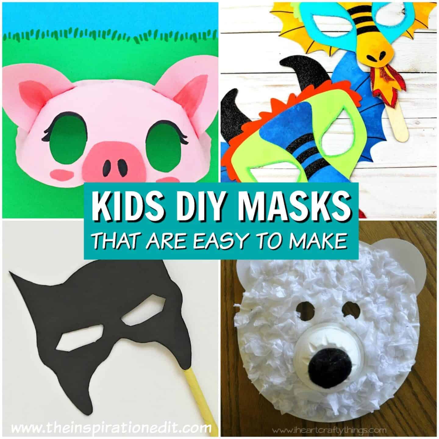 20 DIY Masks for Kids That They Will Love · The Inspiration Edit