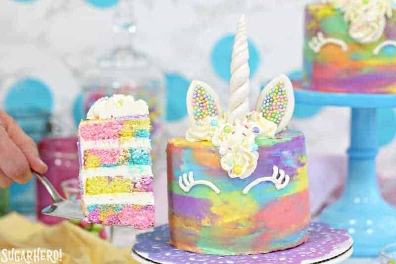 Chocolate Unicorn Birthday Cake.