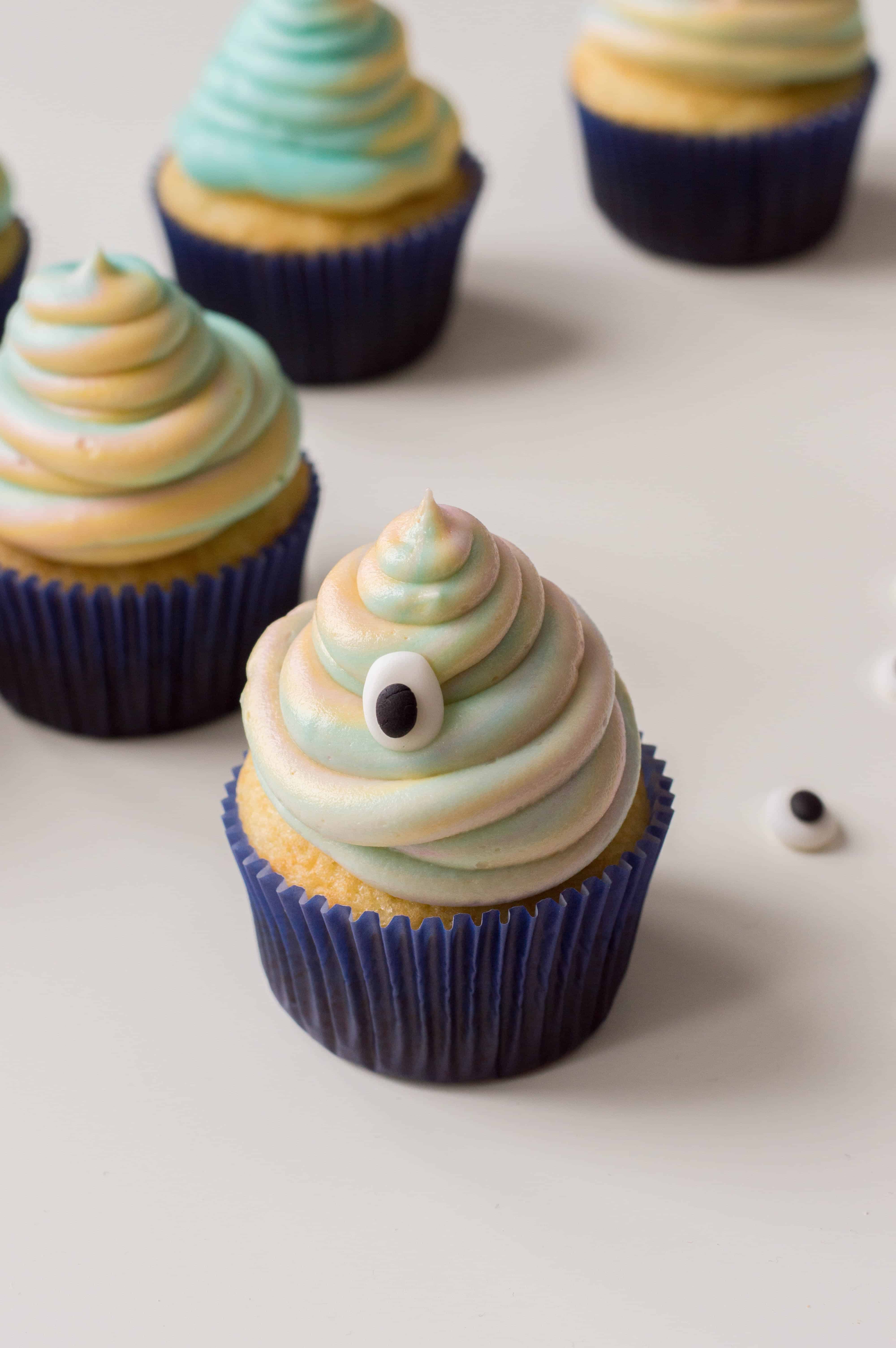 Making Party Cupcakes.