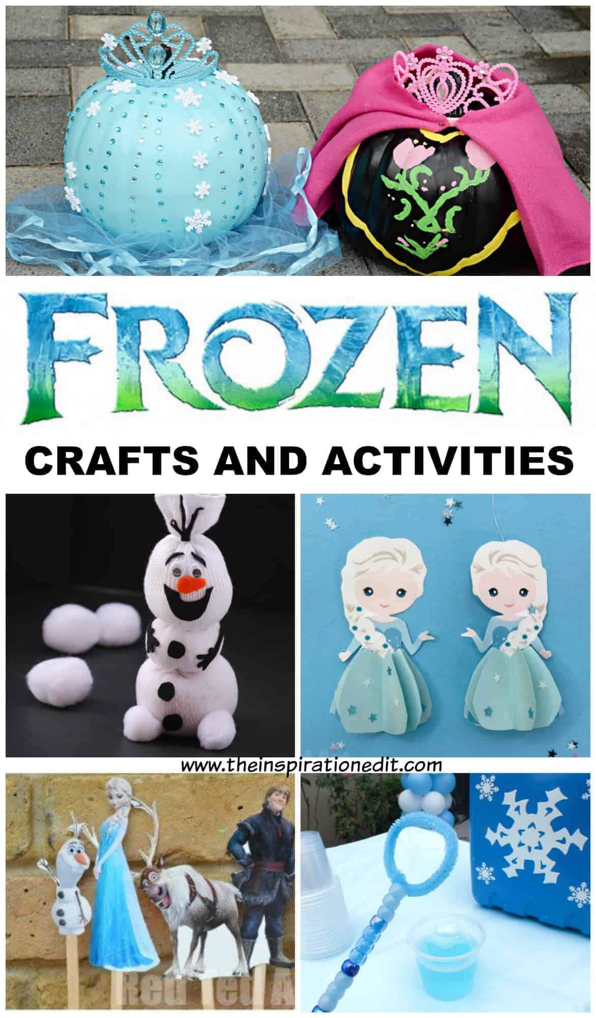 Cute Olaf Inspired Snowman Craft for Kids