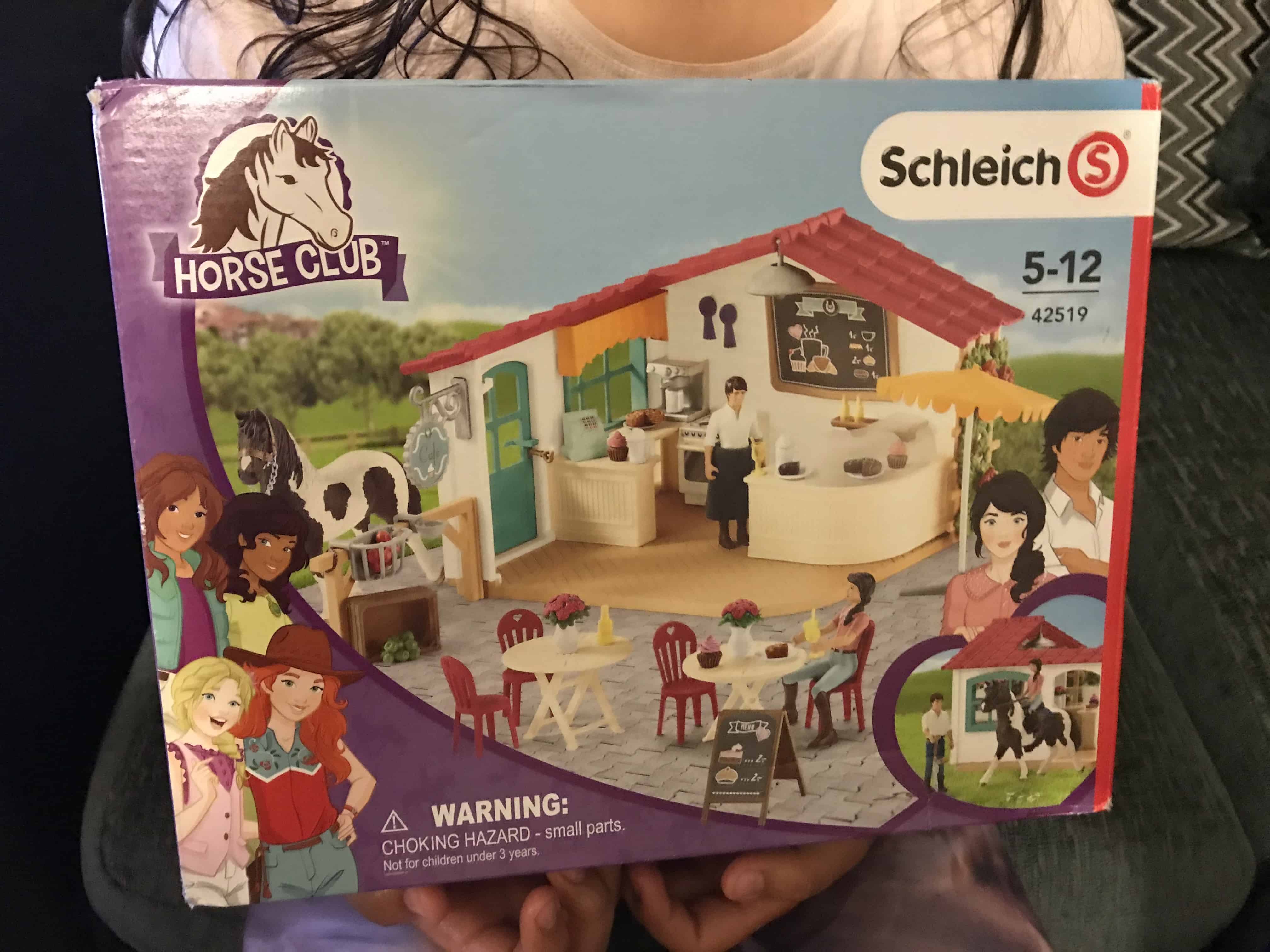 schleich horse club rider cafe