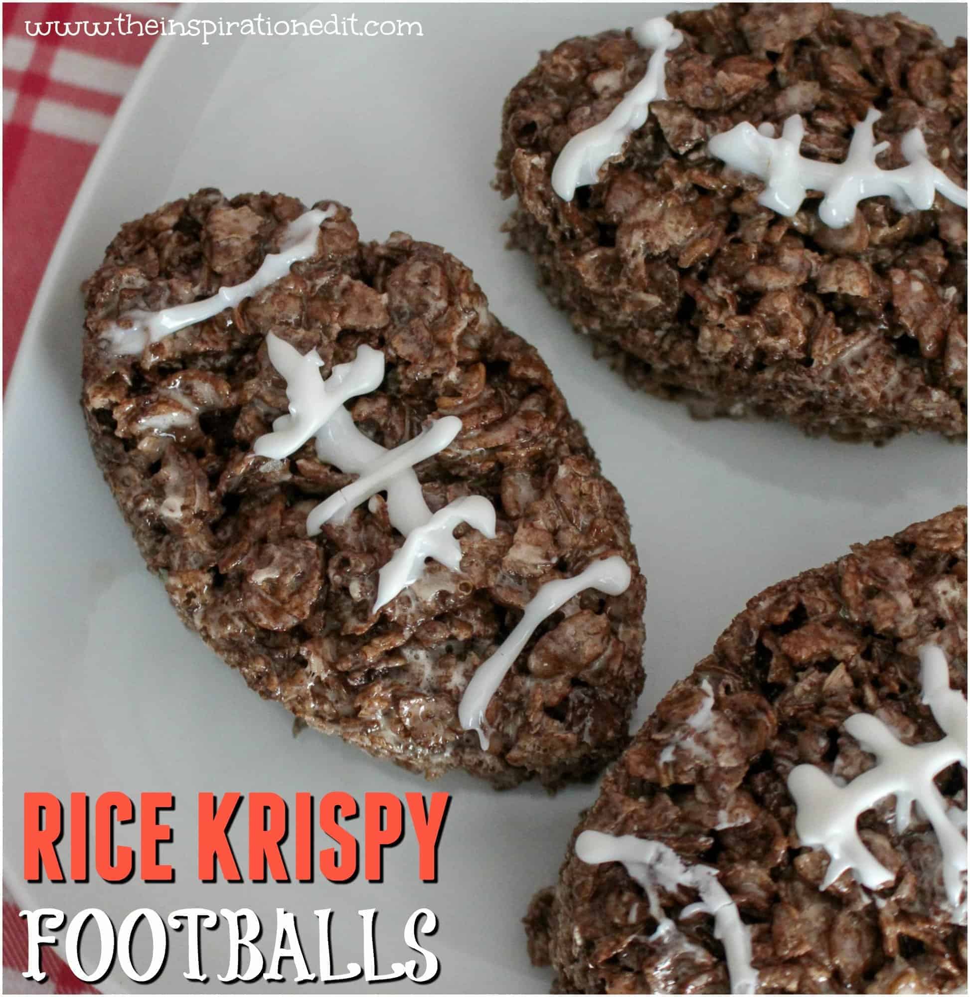 Football Krispy Treats: Footballs for the Whole Crew · The Inspiration Edit