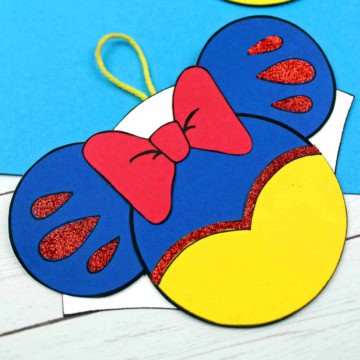 Snow White DIY Mickey Mouse Ears Craft.